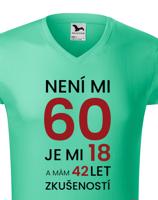 Pánské  tričko k 60. narozeninám - ideální dárek k 60. narozeninám