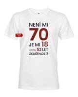Pánské tričko k 70. narozeninám - ideální dárek k 70. narozeninám