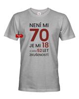 Pánské tričko k 70. narozeninám - ideální dárek k 70. narozeninám