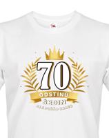 Pánské  tričko k 70. narozeninám - ideální dárek k 70. narozeninám