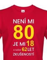 Pánské  tričko k 80. narozeninám - ideální dárek k 80. narozeninám