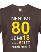 Pánské  tričko k 80. narozeninám - ideální dárek k 80. narozeninám