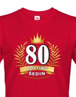 Pánské  tričko k 80. narozeninám - ideální dárek k 80. narozeninám