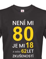 Pánské tričko k 80. narozeninám - ideální dárek k 80. narozeninám