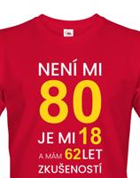 Pánské tričko k 80. narozeninám - ideální dárek k 80. narozeninám