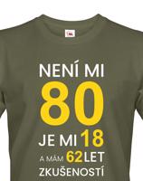 Pánské tričko k 80. narozeninám - ideální dárek k 80. narozeninám