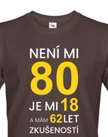 Pánské tričko k 80. narozeninám - ideální dárek k 80. narozeninám