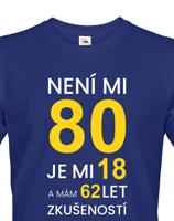 Pánské tričko k 80. narozeninám - ideální dárek k 80. narozeninám
