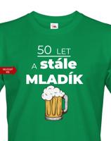 Pánské tričko k narozeninám - 50 let a stále mladík