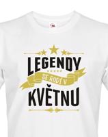Pánské tričko k narozeninám Legendy se rodí
