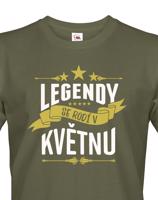 Pánské tričko k narozeninám Legendy se rodí
