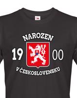 Pánské tričko k narozeninám - Narozen v Československu