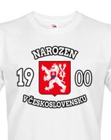 Pánské tričko k narozeninám - Narozen v Československu