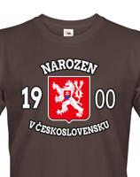 Pánské tričko k narozeninám - Narozen v Československu