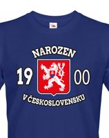 Pánské tričko k narozeninám - Narozen v Československu
