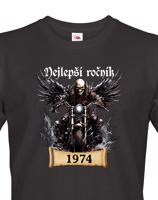 Pánské tričko k narozeninám pro motorkáře s volitelným věkem