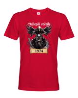 Pánské tričko k narozeninám pro motorkáře s volitelným věkem