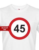 Pánské tričko k narozeninám se značkou a volitelným věkem