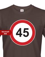 Pánské tričko k narozeninám se značkou a volitelným věkem