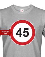 Pánské tričko k narozeninám se značkou a volitelným věkem