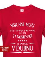 Pánské tričko k narozeninám Všichni muži jsou si rovni...