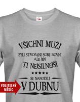 Pánské tričko k narozeninám Všichni muži jsou si rovni...