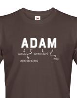 Pánské tričko k svátku s jménem Adam