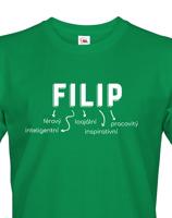 Pánské tričko k svátku s jménem Filip