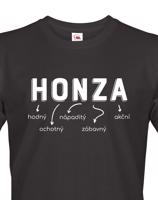 Pánské tričko k svátku s jménem Honza