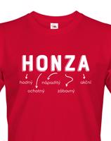 Pánské tričko k svátku s jménem Honza
