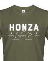 Pánské tričko k svátku s jménem Honza