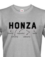 Pánské tričko k svátku s jménem Honza
