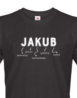 Pánské tričko k svátku s jménem  Jakub