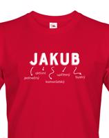 Pánské tričko k svátku s jménem  Jakub