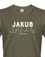 Pánské tričko k svátku s jménem  Jakub