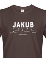 Pánské tričko k svátku s jménem  Jakub