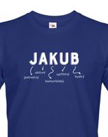 Pánské tričko k svátku s jménem  Jakub