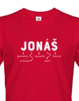Pánské tričko k svátku s jménem Jonáš