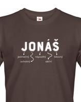 Pánské tričko k svátku s jménem Jonáš