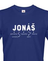Pánské tričko k svátku s jménem Jonáš