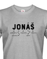 Pánské tričko k svátku s jménem Jonáš