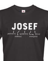 Pánské tričko k svátku s jménem Josef