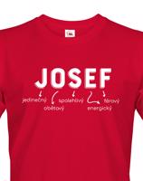 Pánské tričko k svátku s jménem Josef