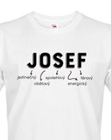 Pánské tričko k svátku s jménem Josef