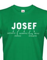 Pánské tričko k svátku s jménem Josef