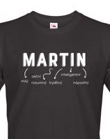 Pánské tričko k svátku s jménem Martin