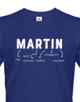 Pánské tričko k svátku s jménem Martin