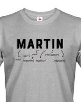 Pánské tričko k svátku s jménem Martin