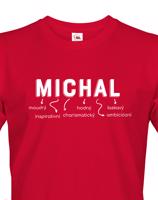Pánské tričko k svátku s jménem Michal