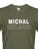 Pánské tričko k svátku s jménem Michal